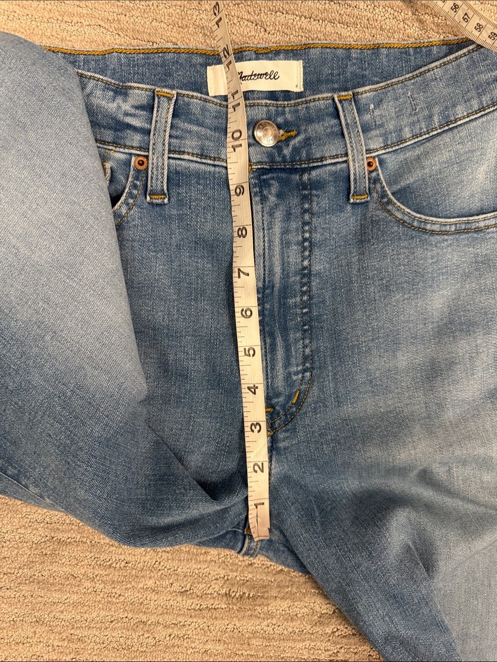 Madewell The Wide-Leg Jean in Super Stretch Denim NWOT Size 28 - Picture 10 of 13